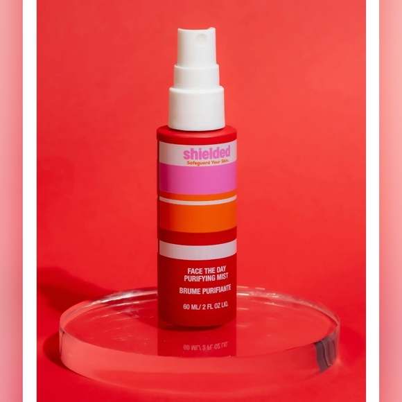 SHIELDED BEAUTY-Face the Day Purifying Mist, 2fl.oz. New In Box - Picture 2 of 3